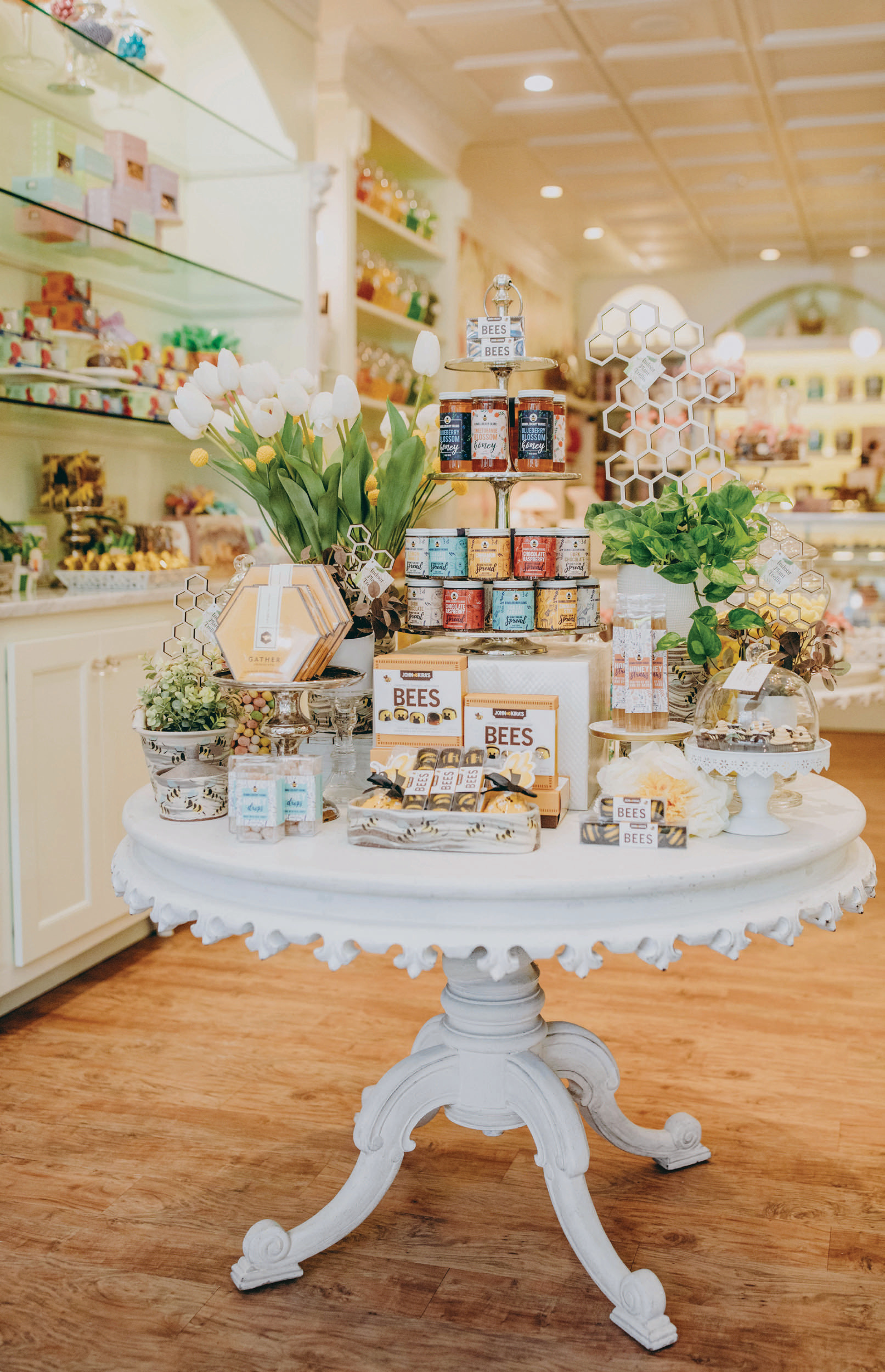 Arranged like an apothecary of confections, Edie Bees in Lewes provides a magical experience for sugar lovers.