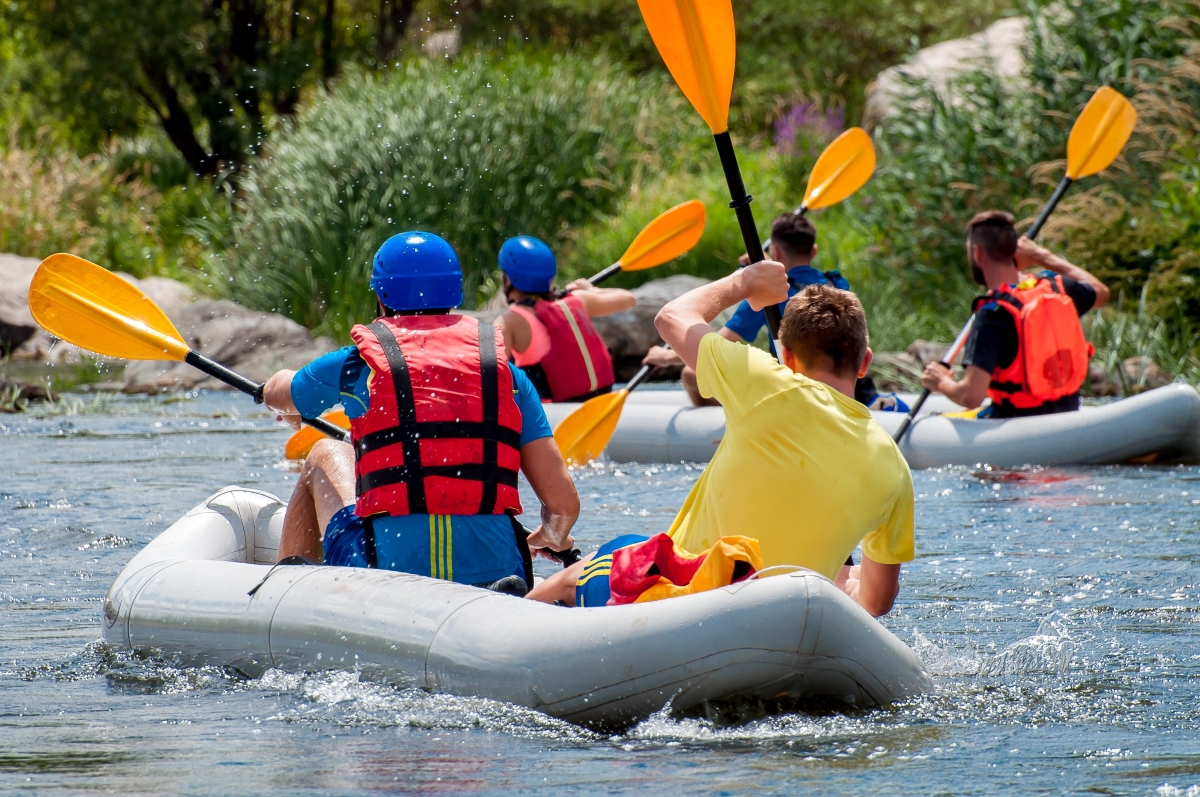 rowing kayaking delaware summer camp